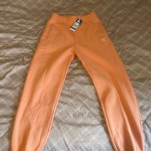 Womens adidas original peach sweat pants